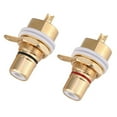 thumbnail image 3 of Conector RCA 2 piezas NikouMX chapado en oro, 3 of 8