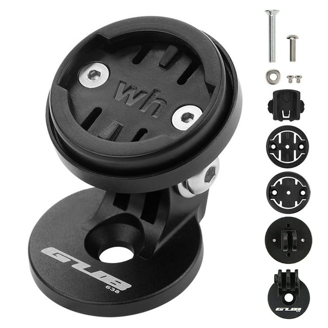 Support de Tige de Vélo Réglable avec 4 Adaptateurs pour Garmin pour Bryton pour Cateye pour Wahoo Ordinateurs de Cyclisme