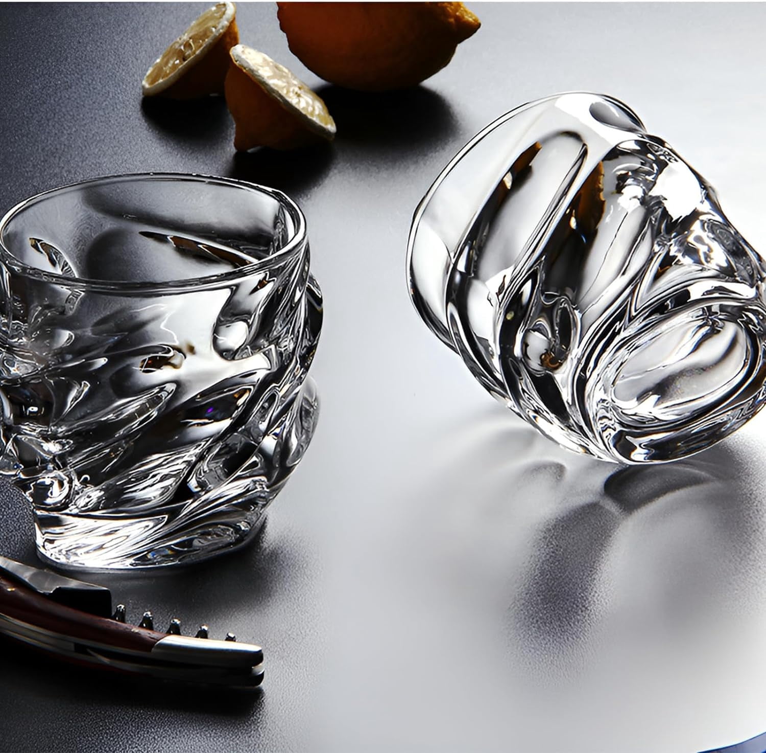 Storm Japanese Crystal Whisky Glass,Old Fashioned Whiskey Glasses, Bourbon Gifts for Men,Whiskey Glasses for Men, Crystal Whiskey Tasting Glass, Bourbon Gifts for Men Wine Glass Set (1PCS)