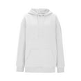thumbnail image 6 of 2025 Fashion Sweatshirt for Women Fall Winter Warm Hoodies Sweatshirts Dressy Cotton Jacquard Pullover Hooded Shirts Loose Comfy Long Sleeve Drawstring Hoodie Sweater with Pocket, 6 of 8