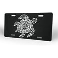 thumbnail image 2 of White Lotus Front License Plate Aluminum Decorative License Plates Funny Metal Car Plate 6"X12" Novelty Vanity Tag Cover with 4 Holes Car Decor Accessory, 2 of 6