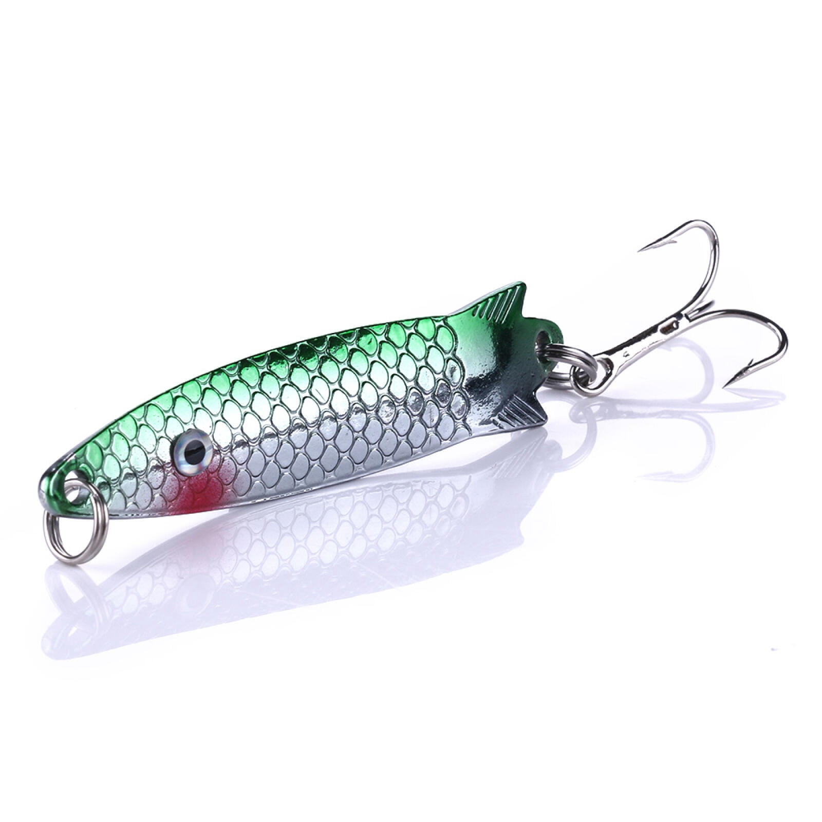 Fishing Lures Fishing Spoons, HENGJIA 12 PCS Hard Lures Saltwater Spoon Lures Casting Spoon Ice Fishing Jigs for Trout Bass Pike Walleye Crappie Bluegill 1/9oz 1/7oz 1/5oz 1/4oz 2/7oz 2/5oz 1/3oz