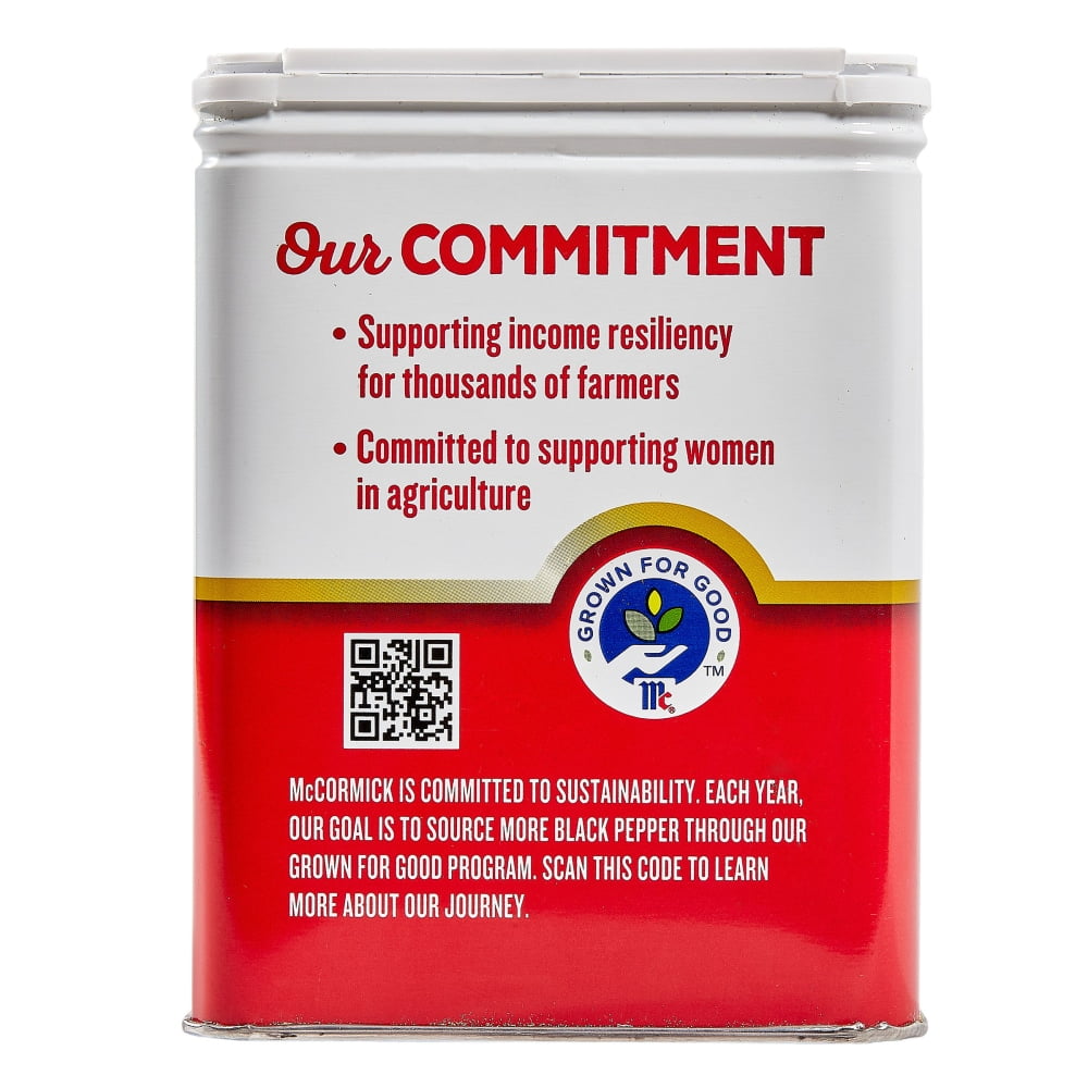 McCormick Pure Ground Black Pepper 6 oz - 5 Pack