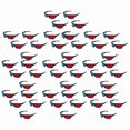 thumbnail image 2 of 50X Rojo Y Azul Anaglifo Dimensional 3D VISION Lentes para TV Movie Game DVD, 2 of 5