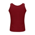 thumbnail image 5 of LLYWEY Built-in Bra Tank Top for Women - Casual Ribbed Knit Sleeveless Tee Shirts Solid Color Everyday Summer Tanks, 5 of 5