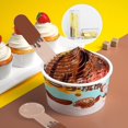 thumbnail image 4 of Spoon Stick Fork Dessert Spoons Stylish Transparent Dessert Spoon Set Versatile Practical Ice Cream Spoon Fork Stick Set for, 4 of 5