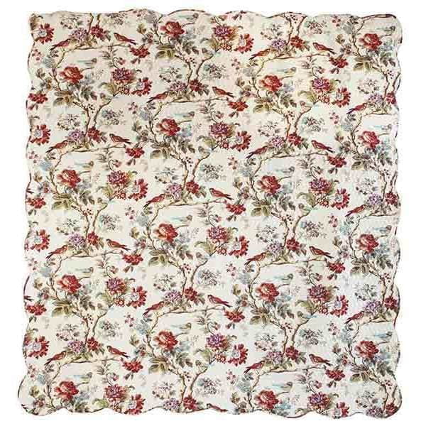 Ochre Patch Magic Finch Orchard 3-Piece Quilt Set King Floral
