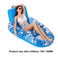 thumbnail image 5 of Fila Flotante Inflable Flotante Boat Lounge Portable Swim Ring PVC para vacaciones en la playa/fiesta familiar en la piscina Sywqhk Para Estrenar, 5 of 5