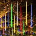 thumbnail image 3 of 1/2/3/4 Set Meteor Shower Rain String Lights Street Fairy Garlands Christmas Tree Decorations for Outdoor New Year Garden Lights, 3 of 5