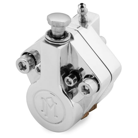 1 Piston Front Caliper - Performance Machine 2010-0147 Front Two Piston Classic Caliper and Bracket - 11.5in. - Polished