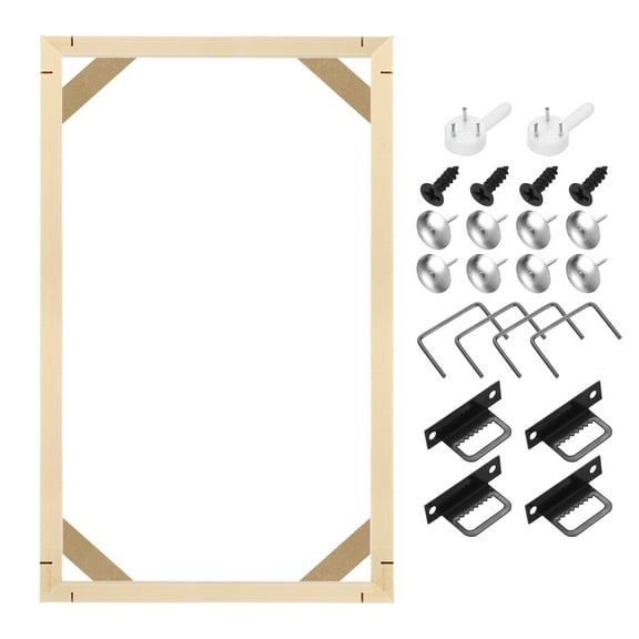 10 x 16 Inches Canvas Stretcher Bars, Wood Canvas Frame Kit Stretcher Frames