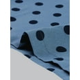 thumbnail image 5 of INSPIRE CHIC Haut pour Femmes à Manches 3/4 à Col Contrastant Gris Bleu m, 5 of 5