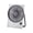 White, variant on Blue Rechargeable Card Fan 5 Wind Levels Portable Desktop Hanging 7.28X5.31X1.18In Low Noise High Airflow Brushless Motor Usb Small Personal