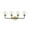 Brass Gold/Black, variant on JONATHAN Y Caleb 30.75" 4-Light Contemporary Transitional Iron/Glass LED Vanity Light, Black/Brass Gold