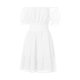 thumbnail image 5 of VISgogo Vestido casual de manga corta para mujer, a la moda, de color sólido, cuello barco, con lazo, sin espalda, vestido acampanado VISgogo moda, 5 of 9