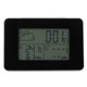 thumbnail image 2 of Higrómetro inalámbrico LCD digital despertador sensor inalámbrico higrómetro termómetro para uso en casa y oficina, color negro, 2 of 14