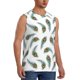 thumbnail image 2 of Fotbe Colorful Grass Men's Camiseta sin Mangas Estampada para Hombres, Playera Casual para Gimnasio, Entrenamiento, Playa-Medium, 2 of 7