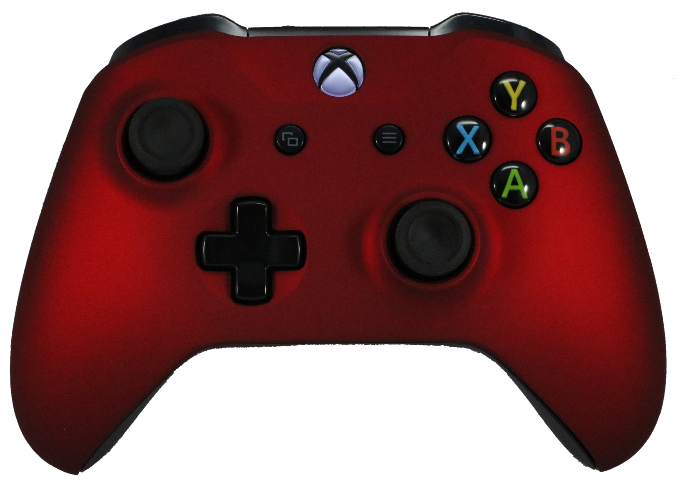 Xbox One Modded Custom Rapid Fire Controller Red Soft Touch With White ...