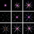 thumbnail image 4 of Rosnek Firework Lights Hanging Starburst Lights, Firework Fairy String Lights with Remote Battery Operated for Home Party Christmas Decor, 1 Pack, 4 of 6