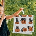 thumbnail image 5 of SKYSONIC 2 Pack Cute Pumpkin Cat Hand Towels, Ultra Soft and Absorbent, Halloween Kittens Decorative Fingertip Towel for Home, Bathroom, Kitchen, 28.3"x14.4", 5 of 5