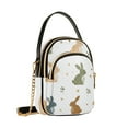 thumbnail image 7 of FORMRS Crossbody Bag for Women Quilted Travel Shoulder Cell Phone Purse with Chain Strap Handbag, Cartoon Bunnies, 7 of 7