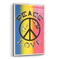 thumbnail image 2 of Epic Art 'Peace, Love' by Epic Portfolio, Acrylic Glass Wall Art, 24"x36", 2 of 8