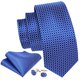 thumbnail image 2 of Set de corbatas Barry.Wang de seda a cuadros, 150 cm de largo, 2 of 7