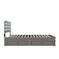 thumbnail image 6 of Oxford Queen Bed with Footboard and USB Turbo Charger with 2 Extra Long Drawers in Grey, 6 of 7