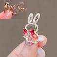 thumbnail image 4 of Easter Brooch & Lapel Pins for Women, Bunny Animal Brooches Lapel Pins, Rabbit Shaped Bunny Brooch Alloy Clothing Accessory for Easter & Commemorative Gifting, 4 of 7