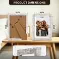 thumbnail image 2 of AEVETE 5x7 Picture Frames Distressed White Tabletop or Wall Display for Home Decor and Gifts, 2 Pack, 2 of 6