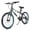 Blue Black, variant on Hykolity 20 Inch Kids Mountain Bike 7 Speeds Boys Girls Bicycle For Ages Children Teen MTB 8-13 Adjustable Seat All-Terrain Tires Dual V-Brakes, Black Green