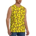 thumbnail image 2 of Bixox Men's Skateboard Printed Shirt Sleeveless Fitness Tank Top-Large, 2 of 5