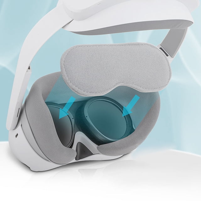 OULII 1Pack VR Headset Lens Cover Lint Sponge Material for Daily Use 5.4X2.4in