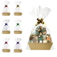 thumbnail image 1 of Kit de Cestas de Regalo Funsky, 6 Cestas de Cartón Kraft con Asas, 1 of 7