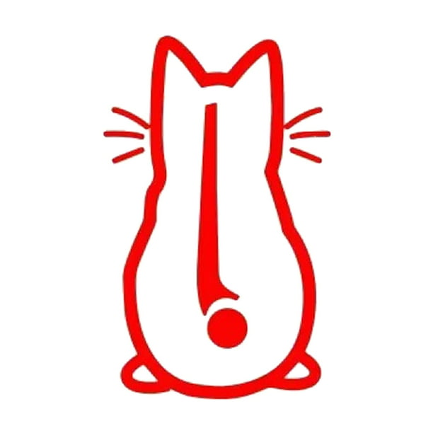 Adorno de vinilo para el limpiaparabrisas del coche con un simpático gatito, calcomanía con diseño animal de gato para decorar la ventana del coche o el portátil
