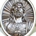 thumbnail image 4 of Religious Jewelry 925 Sterling Silver Jesus Christ Cross Ring TA509 US Size 13, 4 of 15