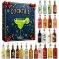 thumbnail image 1 of 2025 Cocktail Advent Calendar, 24 Days Cocktail Countdown Calendar With 24 Cocktails Christmas 2D Acrylic Ornament, Christmas Tree Ornament, 1 of 5