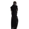 thumbnail image 2 of Dolce  Gabbana Black Virgin Wool Knitted Wrap Shawl Scarf, 2 of 4
