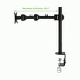 thumbnail image 6 of NavePoint Adjustable Single Arm LCD Monitor Stand Desk Mount C-Clamp For 1 Screen Up To 27-Inches, 6 of 7