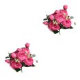 thumbnail image 1 of sweethay Ramo de rosas persas filipinas artificiales de 5 cabezas, simulación Floral para el hogar, decoración para fiesta de boda, flores Rosa roja 2Conjunto, 1 of 6