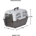 thumbnail image 6 of MidWest Homes for Pets Skudo 22’’ Plastic Carrier, Ideal for Small Dogs with a Weight of 1-12 Lb, 6 of 11