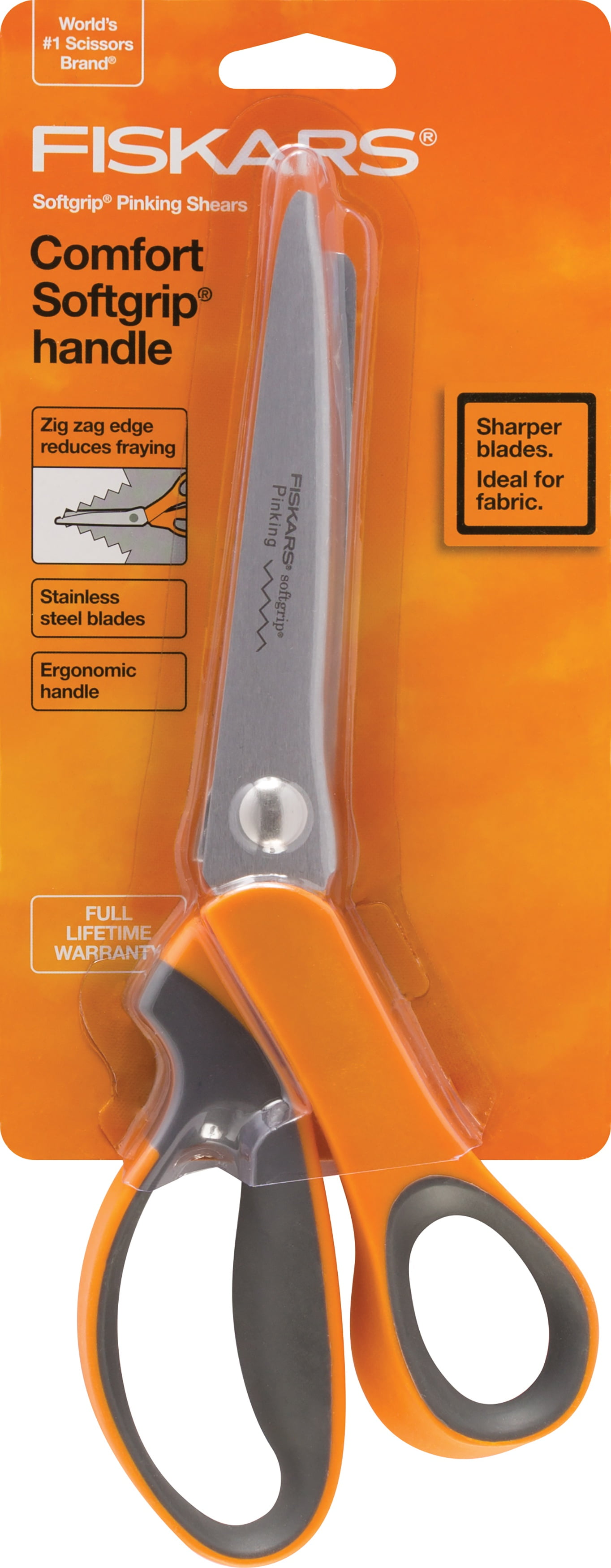 Fiskars Softgrip Pinking Fabric Shears 9.5" Walmart Canada