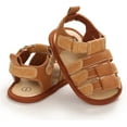thumbnail image 5 of Isbasic Infant Baby Boys Girls Summer Beach Sandals Breathable Athletic Anti-slip Soft Sole Newborn First Walker Crib Shoes, 5 of 6