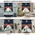 thumbnail image 3 of Basketball Swag Valances for Windows, Kitchen Curtains 36 Inch Length 2 Panels Set, Sports Theme Stadium Field Lights Ball Short Curtains for Small Windows Rod Pocket Cafe Curtains Drapes 28"x36", 3 of 8