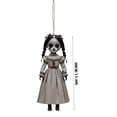 thumbnail image 2 of Cheapark 30CM Halloween Iron Scary Doll Hanging Ornament Spooky Metal Doll Pendant Outdoor Yard Hanging Decor Creepy Ghost Doll Wall Hanger For Halloween Party Porch Dec, 2 of 5