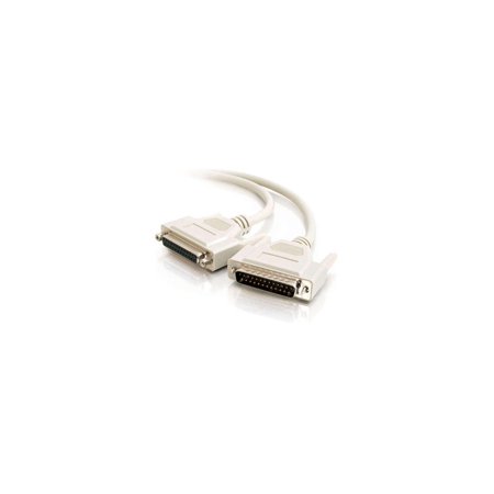 UPC: 0757120026563 | C2G 02656 DB25 M/F Serial RS232 Extension Cable  Beige (10 Feet  3.04 Meters)