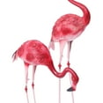 thumbnail image 3 of Miumaeov 3 Pcs Flamingo Metal Sculpture Garden Statue Outdoor Patio Lawn Decor Large, 3 of 9