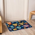 thumbnail image 6 of Tooth Machine Washable Non-Slip Polyester Door Rugs Office Rug Indoor Rug, 6 of 6