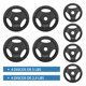 thumbnail image 1 of Discos para Pesas Altera Set de 8 piezas 40lbs Combo No.58 8 discos de 5 lbs, 1 of 3