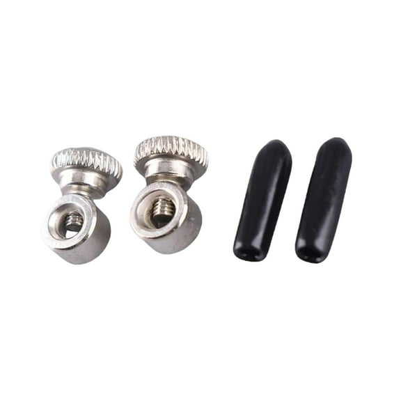 2 Pair Jump Rope Screws End Caps Accessories Adjust Nuts for Speed Jump Rope